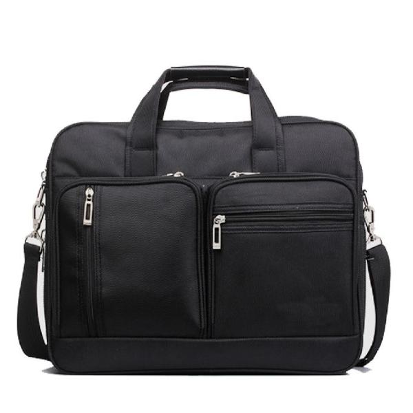 Черный посыльный ноутбука людей цвета кладет цвет в мешки Оксфорда материальный изготовленный на заказ с логотипом