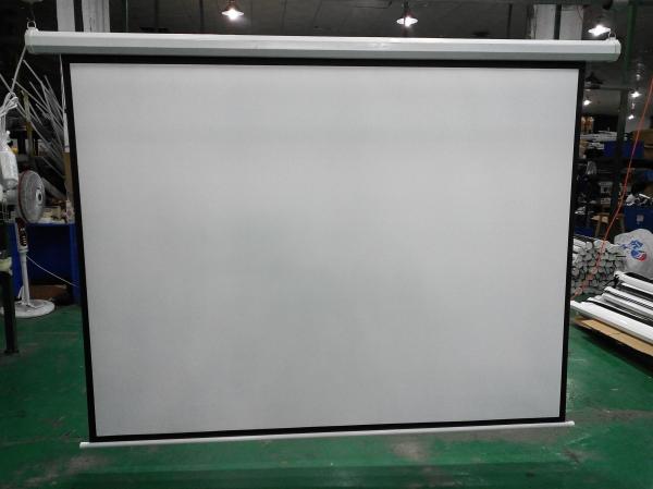 Electric Motor Projector Screen 120 Inch High Gain Fabric Electric