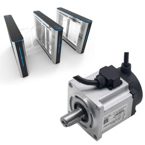 moteur servo de 200w 3000rpm 48V pour le tourniquet de porte de barrière d'oscillation