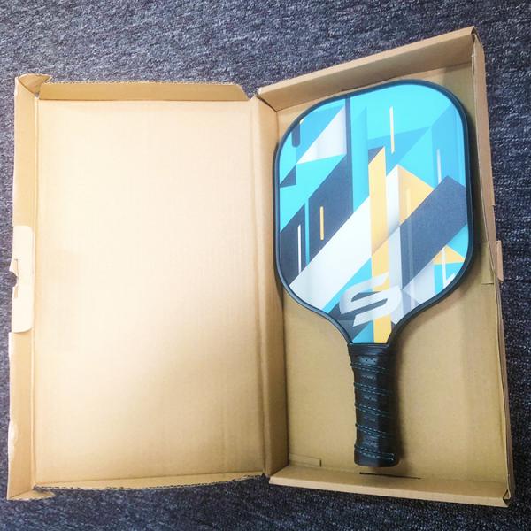 Glass Fiber Indoor Pickleball Paddles 14mm Polypropylene Honeycomb Core Pickleball Racket Set