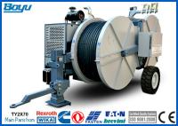 Conductor Tension Stringing Equipment TY2x70 77kw(103hp) 14Tons Hydraulic Tensioner Cummis Engine