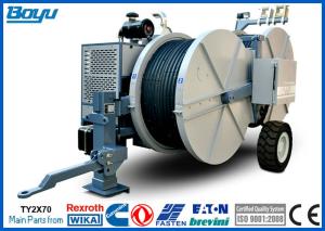 Conductor Tension Stringing Equipment TY2x70 77kw(103hp) 14Tons Hydraulic