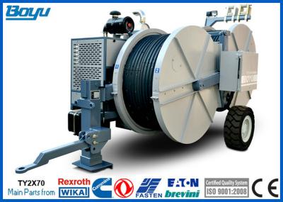 2 tensor hidráulico de x 70kN 14Ton dois condutores 720 mm2 máximos do pacote que amarram o equipamento Cummins Engine 77kw & Rexroth