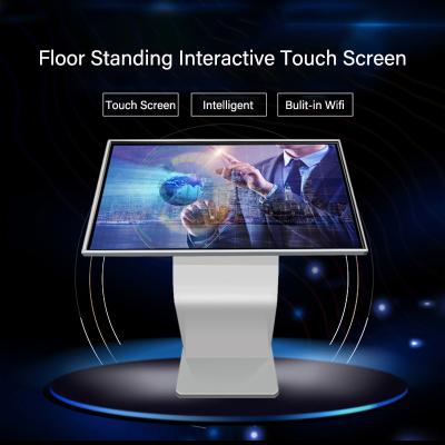 Indoor 1920*1080 32 Floor Standing Portable Interactive LCD Touch Screen Digital Signage Kiosk