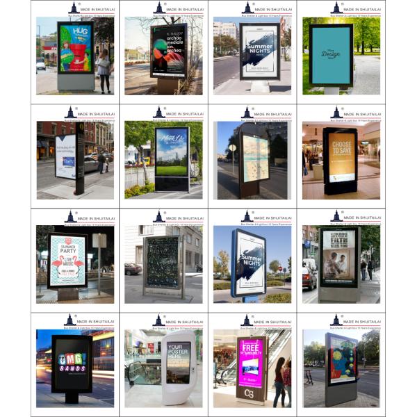 Double Sided CMYK 1440dpi Aluminium Frame Led Light Box