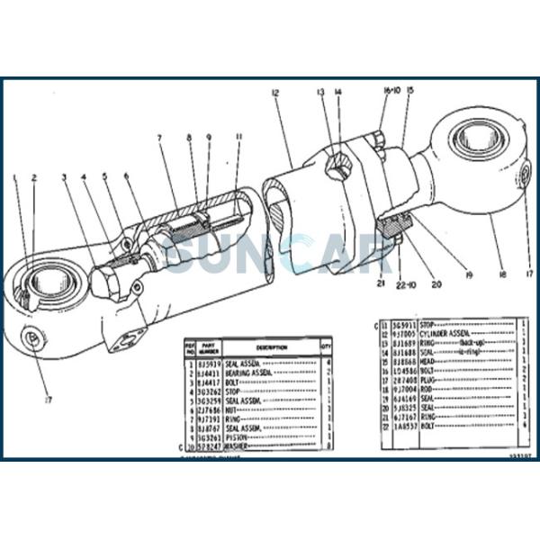 CA6J4169 6J-4169 6J4169 Пресс-в типе -одиночном кольце счищателя губы для C-A-T