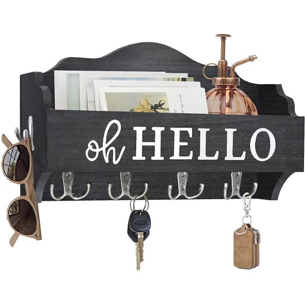 As your request Kitchen Corner Organizer Wall Mounted Type Rustic Wood Bracket Heavy Duty