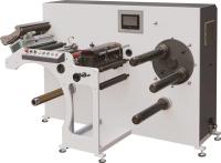 Machine de refente et de rebobinage à grande vitesse pour une laize maximale de 350 mm et une largeur de refente minimale de 16 mm