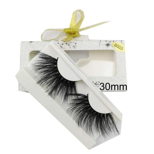 Reuseable 3D Mink Eyelashes Professional Real Siberian Mink Lashes 0.15mm Thickness