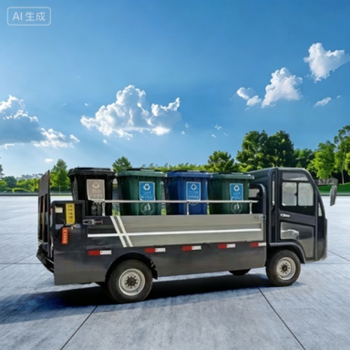 Fully‑Enclosed New‑Energy Hydraulic Tail‑Lift Waste Transfer Truck for Street Garbage Collection