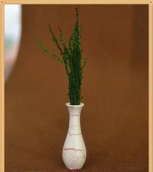 scale sculpture-ABS miniature flower vases,plastic vases,indoor decoration materials