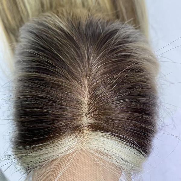Ready to Ship Large Base 7x8 8x9 9''*9'' 9x10 Jewish Silk Base Topper Top Virgin Human Hair for Women 14-18inches Length