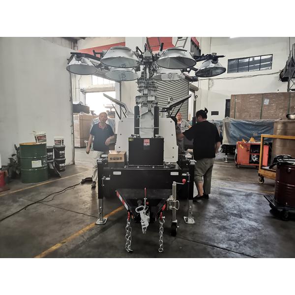 Q235 360 башня вращения 16KW мобильная светлая для конструкции