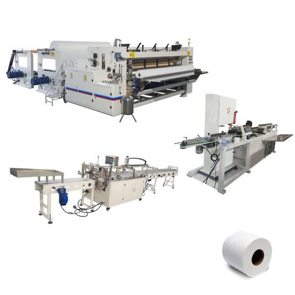 Машина делать туалетной бумаги структуры 6-10bags/Minutes Wallboard небольшая