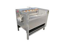 máquina de lavar da escova de limpeza da correia transportadora da fábrica do alimento 1000kg/h