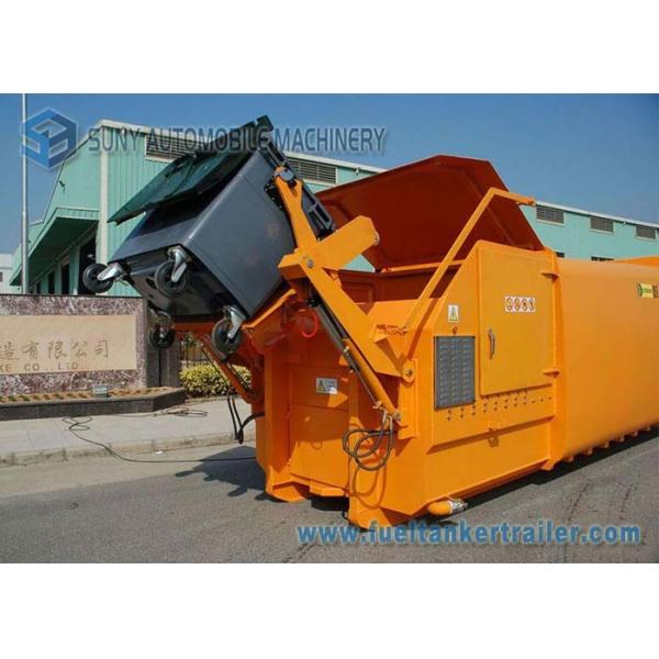 SUNY Mobile Conjoined Refuse Compression Station With 15m3 Hanging Barrel