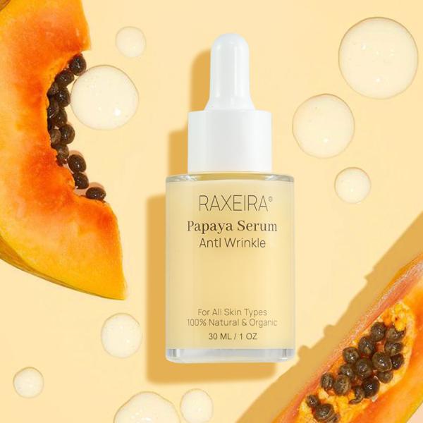 Liquid Papaya Organic Face Serum With Hyaluronic Acid Anti Wrinkle