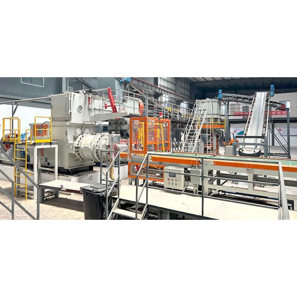 Fully Automatic PLC Controlled Vacuum Extruder for High-Pressure Clay Brick Making with De-airing System