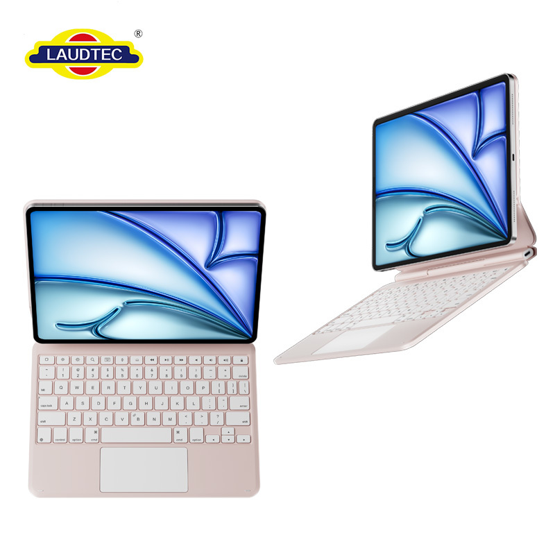 Aluminum Alloy Waterproof Ultra-Slim Backlit Keyboard Case for iPad 11/12.9/13 BT Smart Keyboard Cover OEM Supported