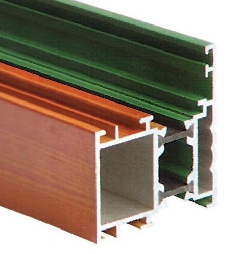 L'extrusion en aluminium de forte intensité profile noir/d'or/argent