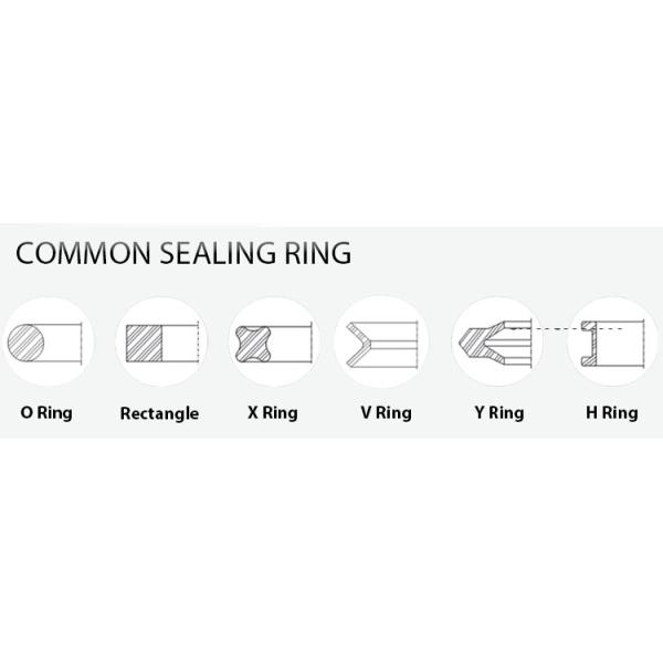 Колцеобразные уплотнения силикона метрические EPDM PU герметизируют красочное колцеобразное уплотнение буны Fkm
