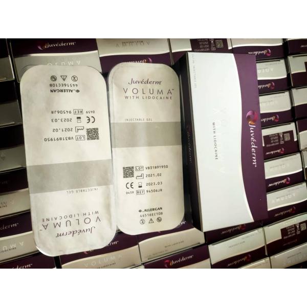 заполнитель лицевого дермального заполнителя впрыски Juvederm Voluma иглы шприца 2*1ml Hyaluronic кисловочный дермальный для стороны
