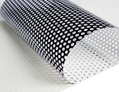 Printable Perforated One Way Vision Film 1.52*50m For Window Advertisement