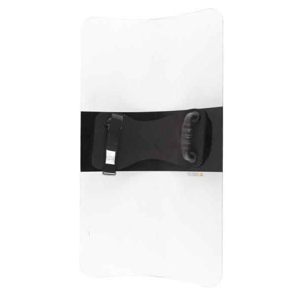 Transparent PC Material Police Riot Shield , Handhold Law Enforcement Shield
