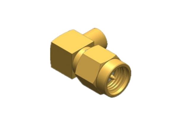 Right Angle Solder Mount Cable 335 VRMS SMA Male Plug Connector