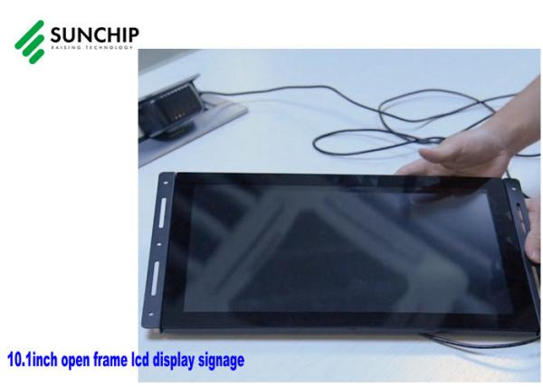 Metal Case Industrial Open Frame LCD Monitor Interactive For Advertising AIO
