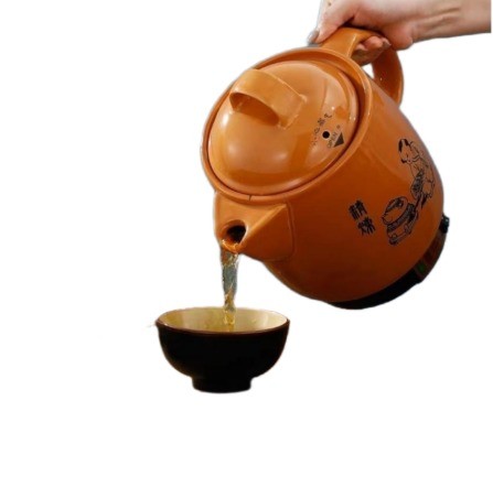 Hot Soup Glass Cooking Pot Set Reflecting The Ancient Culture of Not Transparent