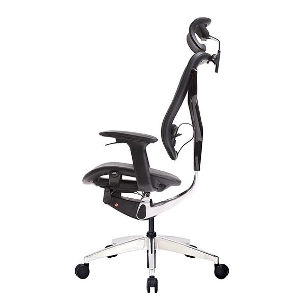 Vida Lumbar Support Chair Adjustable Arms High Back Swivel Office Chairs