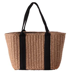 Straw Beach Tote Bag Large Summer Handmade Woven Tote Bag For Women Boho Woven Bags For Summer Vacations Pool Holiday Travel Women Small Straw Bags Summer Beach Tote Bag Handmade Woven Hobo Purse