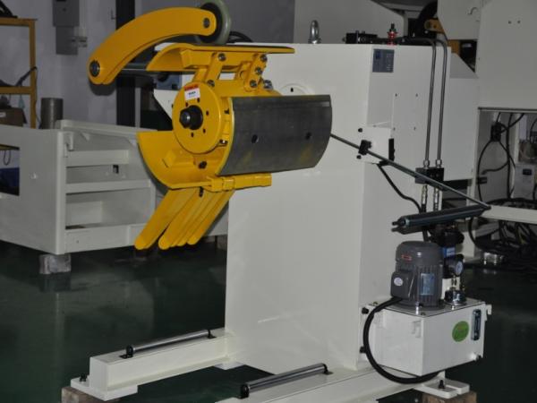 Auto Heavy Manual Hydraulic Steel Coil Decoiler Machine For Sale / Coil Processing Equipment