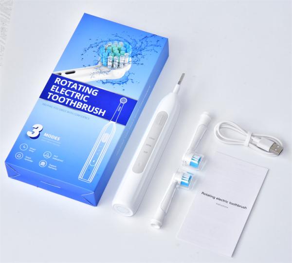 BX11 Rotating Toothbrush IPX7 Waterproof  Round Head Rechargeable Adult sonic Toothbrush
