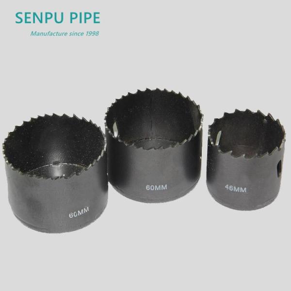 1 Heavy Duty Pipe Hole Saw Cutter 60mm 46mm Antirust Anti Vibration