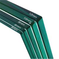 Clear Safety Tempered Glass 3mm 4mm 5mm 6mm 15mm 19mm Toughened Glass Heat Strengthened Tempered Flat Glass For Door / Glass Balustrades