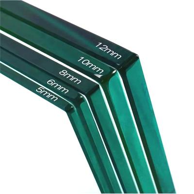 Clear Safety Tempered Glass 3mm 4mm 5mm 6mm 15mm 19mm Toughened Glass Heat Strengthened Tempered Flat Glass For Door / Glass Balustrades