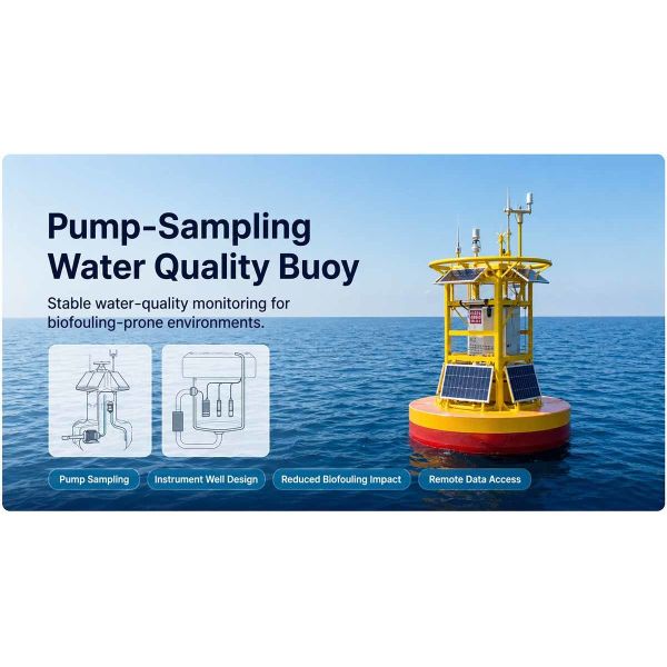Pump-Sampling Water Quality Buoy with Instrument Well for Reliable Monitoring