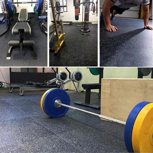 Gym Rubber Flooring Tile EPDM Rubber Sheet in Different Size