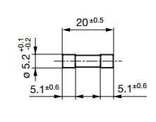 8A AC SMD FST 5X20 250v Glass Fuse , 5mm X 20mm Blown Glass Fuse Lightweight