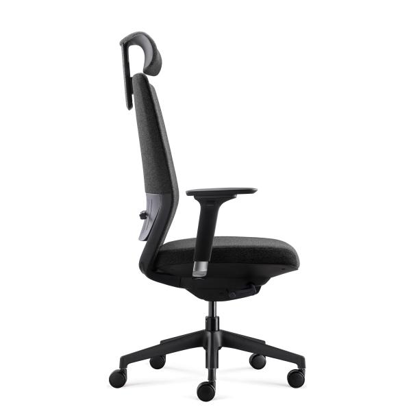 Double Layer Modern Mesh Back Office Chair With Wheels Adjustable Lumbar Support