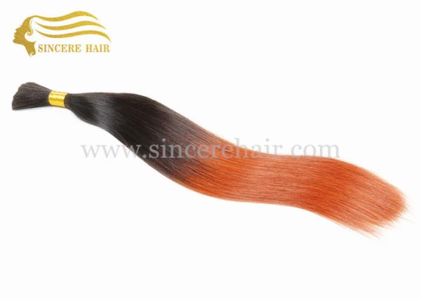 24 Ombre Remy Human Hair Bulk for sale - 24 Straight Colourful Ombre Real Remy Human Hair Bulk Extensions For Sale