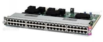 4500 E-Series Cisco Network Switch WS-X4748-SFP-E Plug In Module Line Card