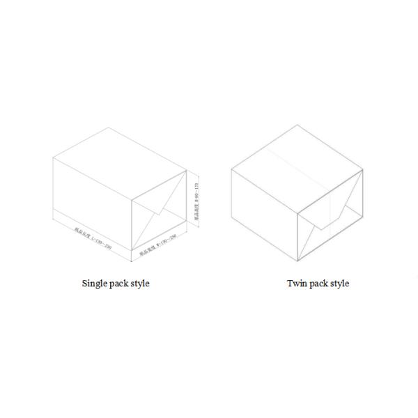 Automatic Smart Feeding Mitsubishi Paper Napkin Packing Machine 3D Packing