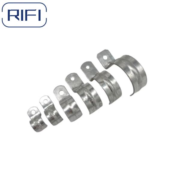 EMT Conduit Fittings UL Galvanized Metal Two-holes One Hole Strap for Electrical Installation