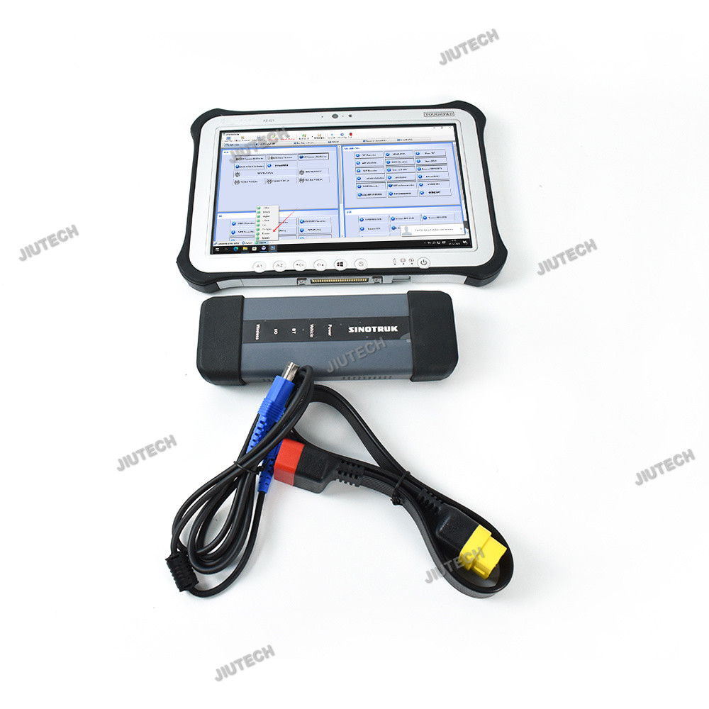 Диагностический инструмент для сканера дизельного грузовика Sinotruk EOL OBD для диагностического инструмента HOWO A7/T7H/Sitrak/Hohan и планшета FZ G1