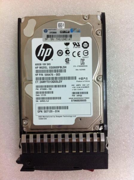 High Reliability HP 600GB 6G 10K 2.5 DP SAS HDD Long Service Time