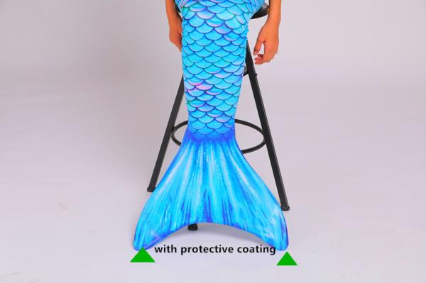 Bright Fabric Little Kid Mermaid Tails Mermaid Tails With Protectors / Monofin