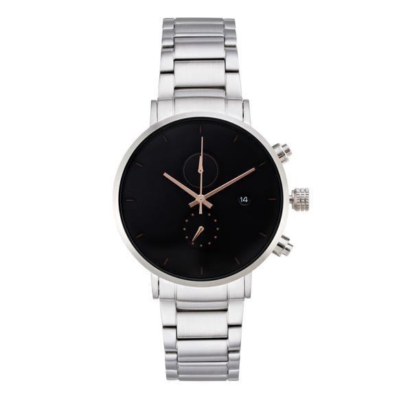 Silver Chain Strap Men'S Chronograph Sport Watches Sr626sw Battery
